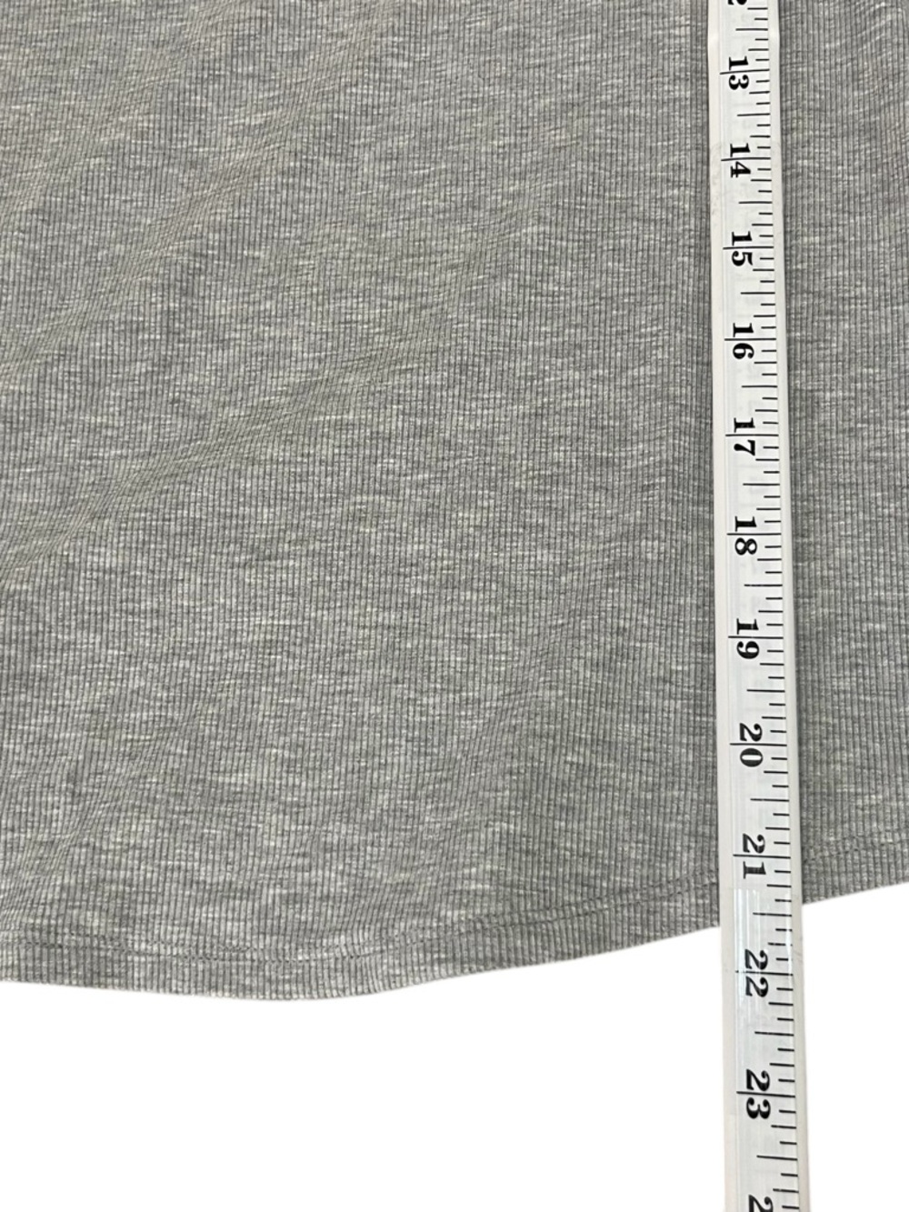 Athleta Women’s Size LG Crew Neck Long Sleeve Top Gray Modal - Picture 9 of 14
